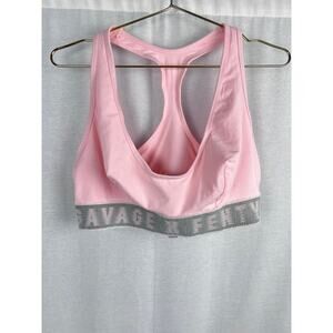 Savage x Fenty Bralette Forever Savage Playtime Pink Logo Lounge Baddie Sexy